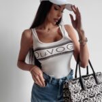 Body sportowe Casi Ola Voga ecru