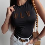 Body dopasowane Makira Ola Voga czarne