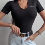 Body klasyczne Alix Ola Voga czarne