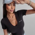 Body klasyczne Alix Ola Voga czarne