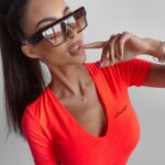 Body klasyczne Alix Ola Voga łososiowe