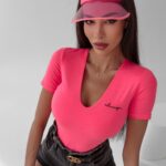 Body klasyczne Alix Ola Voga amarantowe