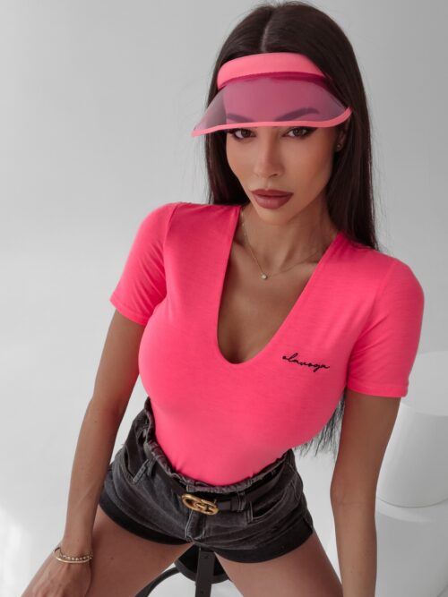 Body klasyczne Alix Ola Voga amarantowe