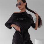 Komplet oversizowy Anabel Ola Voga czarny