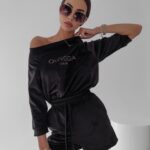 Komplet oversizowy Anabel Ola Voga czarny