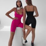 Kombinezon dopasowany Pave Ola Voga amarantowy