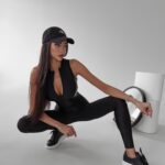 Kombinezon połyskujący Dionie Ola Voga czarny