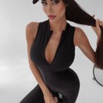 Kombinezon połyskujący Dionie Ola Voga czarny