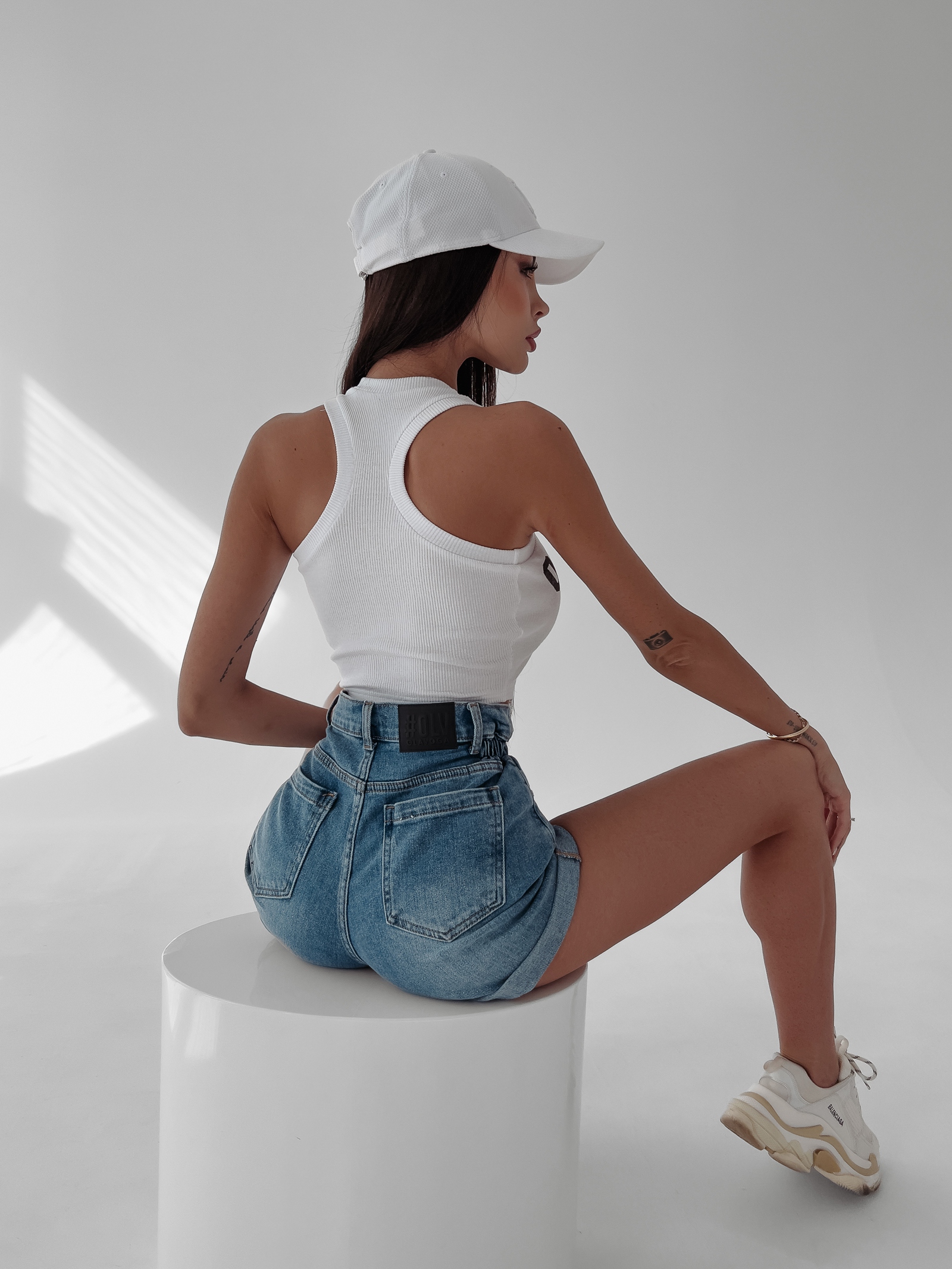 Spodenki jeansowe Alia 176 Ola Voga c.niebieski