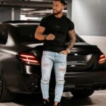 T-shirt męski Kurt Ola Voga czarny