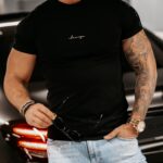 T-shirt męski Kurt Ola Voga czarny