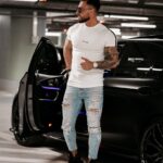 T-shirt męski Kurt Ola Voga biały