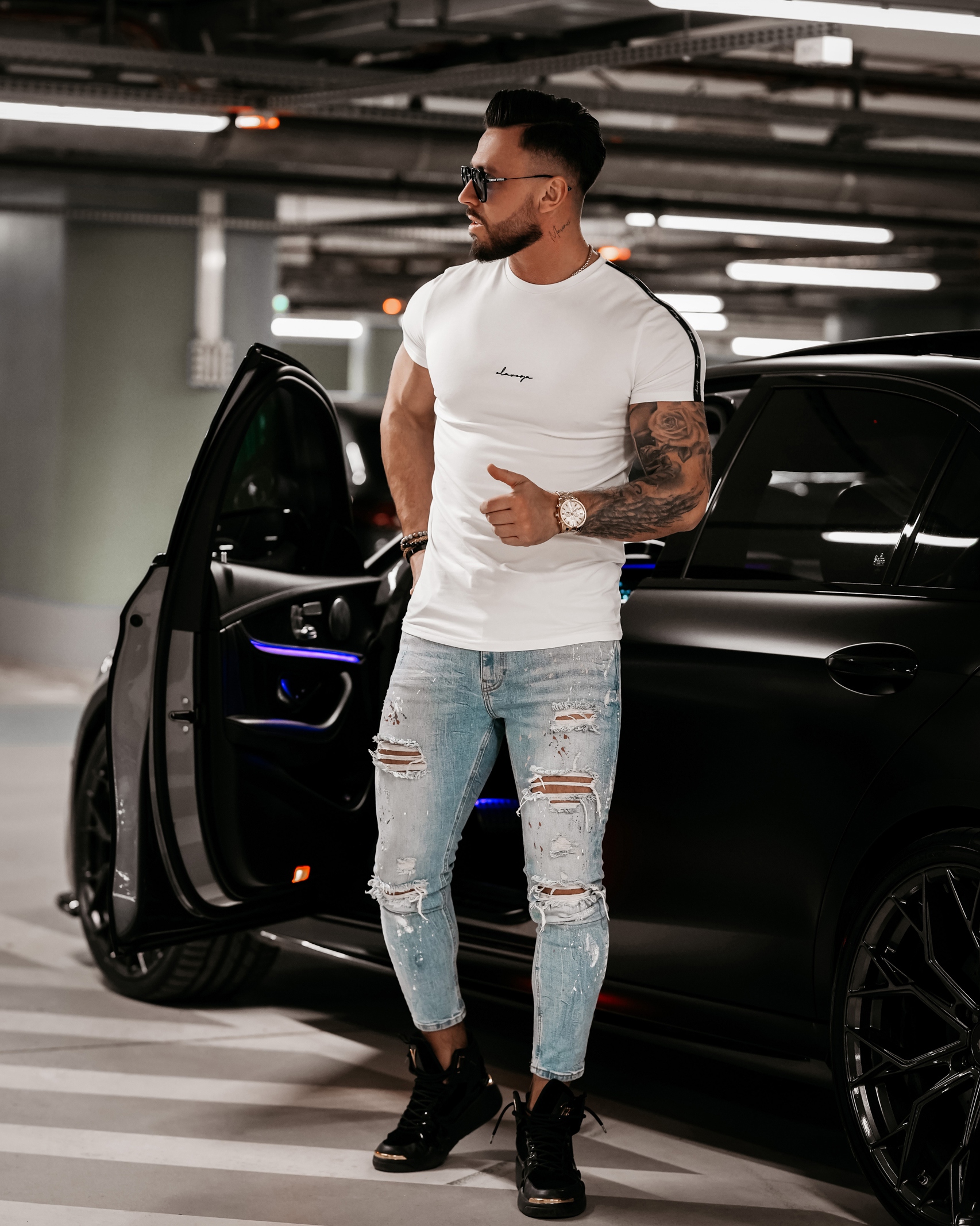 T-shirt męski Kurt Ola Voga biały T-shirt męski Kurt Ola Voga biały