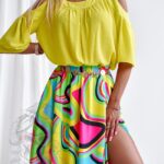 Bluzka oversize NB Solito kanarkowa