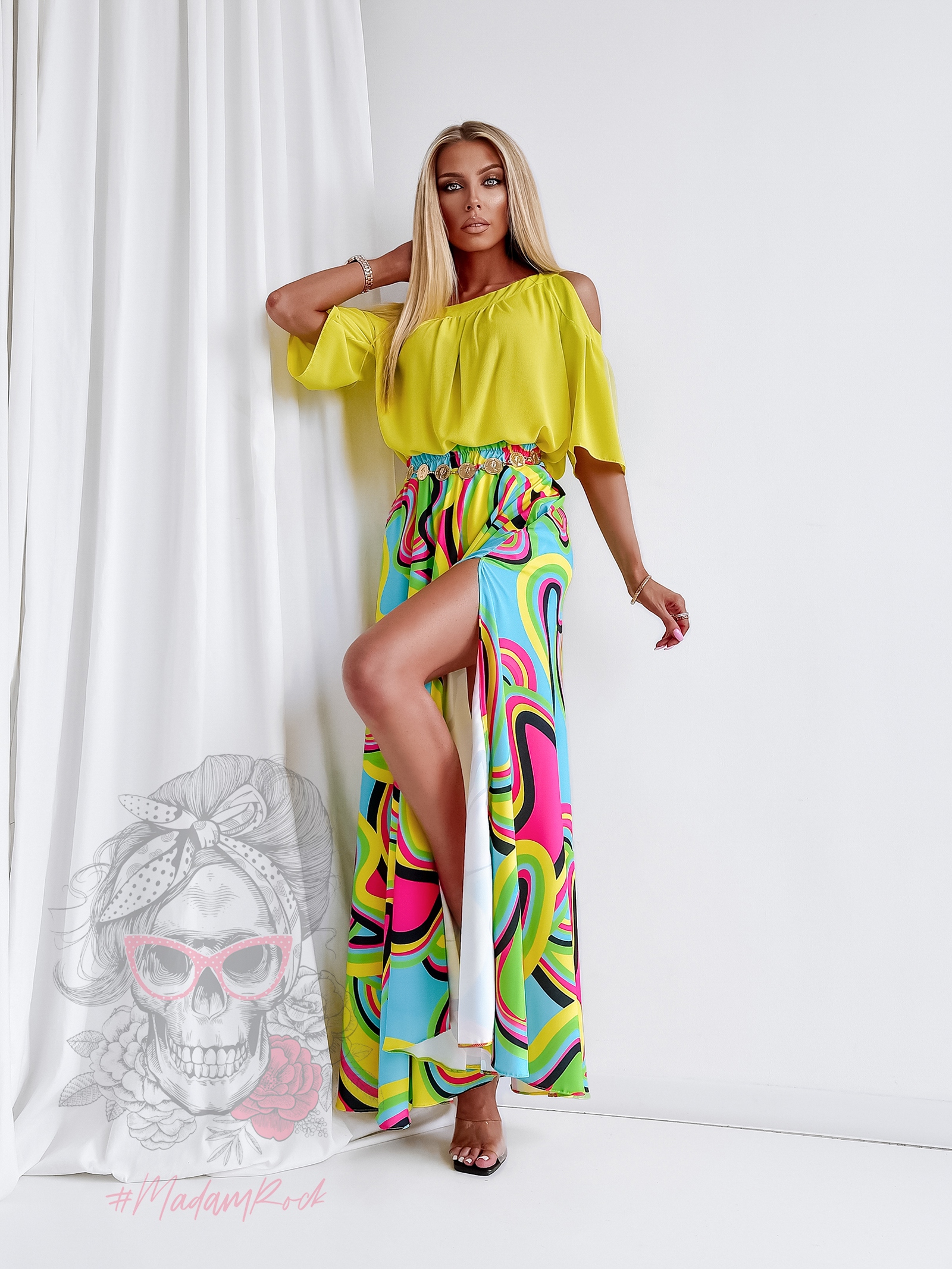 Bluzka oversize NB Solito kanarkowa