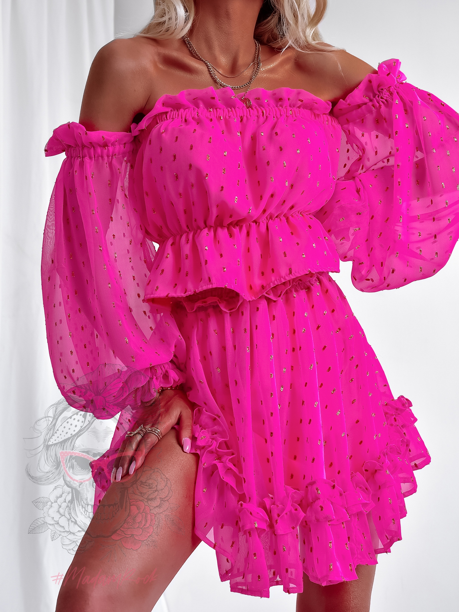 Komplet wakacyjny NB Sirko różowy