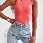 WYPRZEDANE - Top basic Hidi morelowy