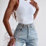 WYPRZEDANE - Top basic Hidi biały