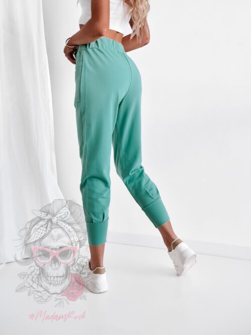 Spodnie Luss turkusowe