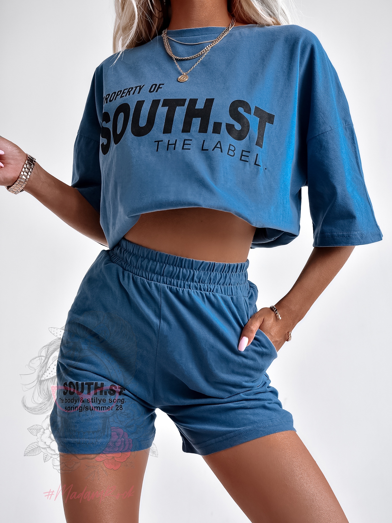Komplet South SH c.niebieski