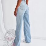 Spodnie jeansowe boyfriend Logg niebieskie