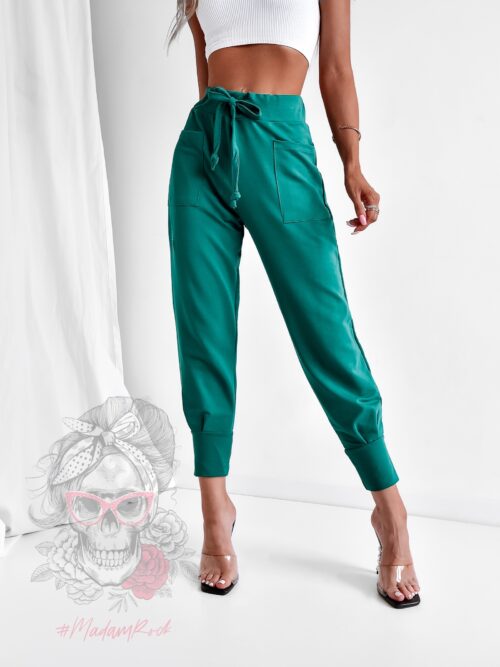 Spodnie Luss butelkowa zieleń