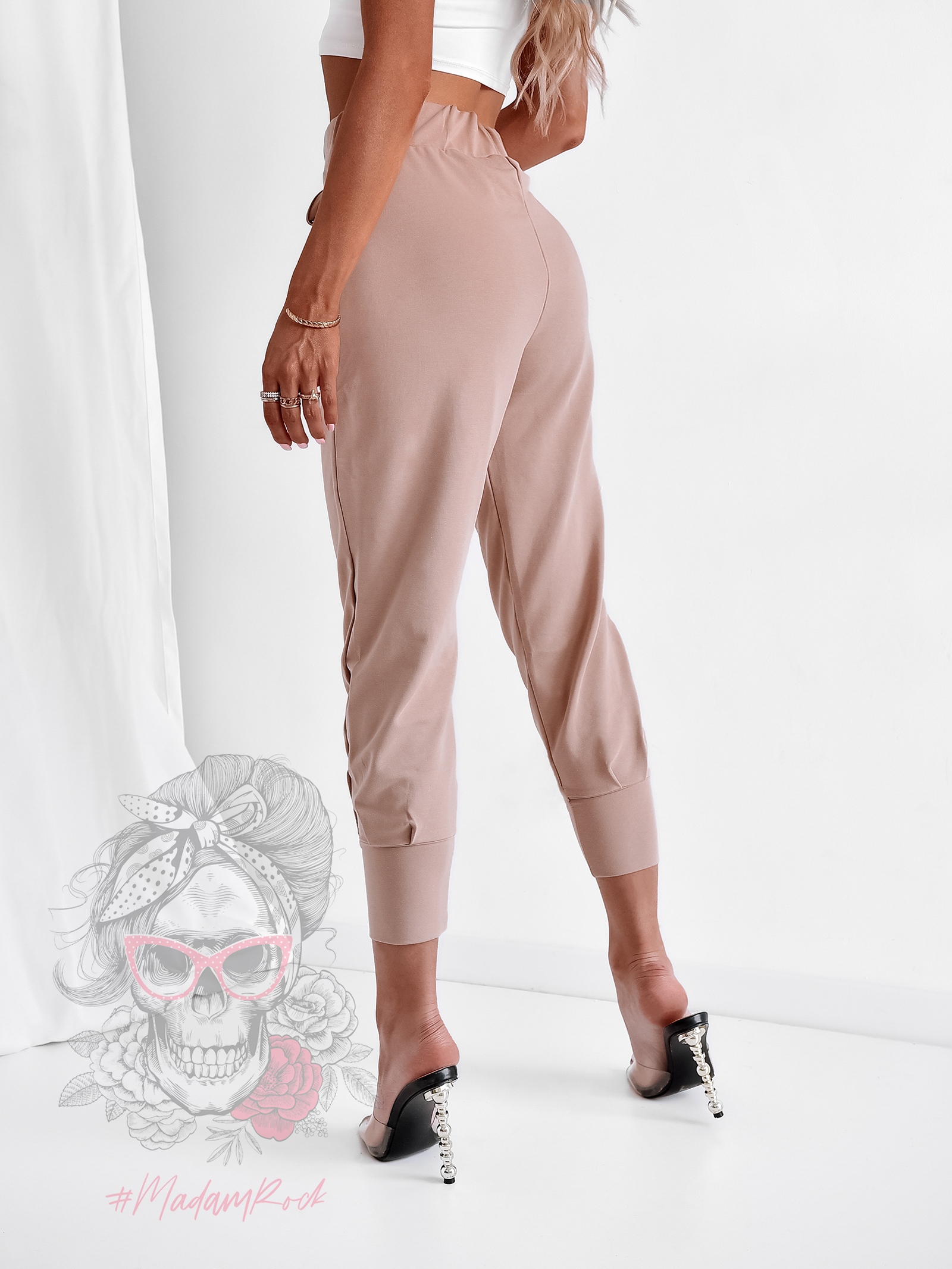 Spodnie Luss beżowe