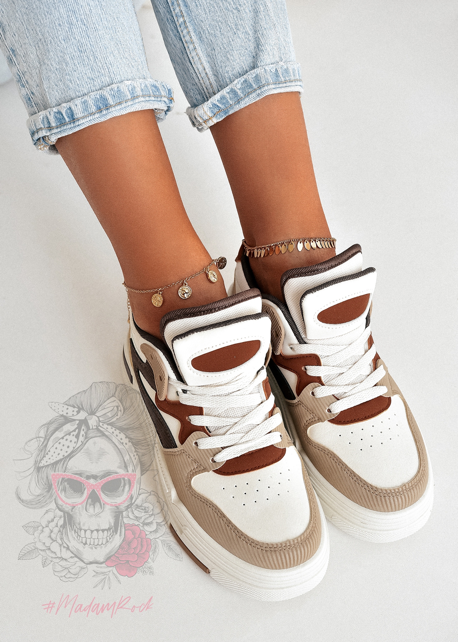 Buty sportowe Madam Tuff brązowe Buty sportowe Madam Tuff brązowe