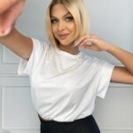 T-shirt krótki Perfect Day biały vs limonka