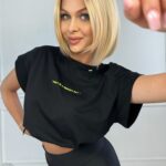 T-shirt krótki Perfect Day czarny