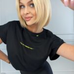 T-shirt krótki Perfect Day czarny