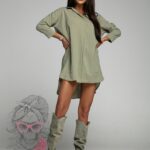 Koszula oversize Ola Voga Calm khaki