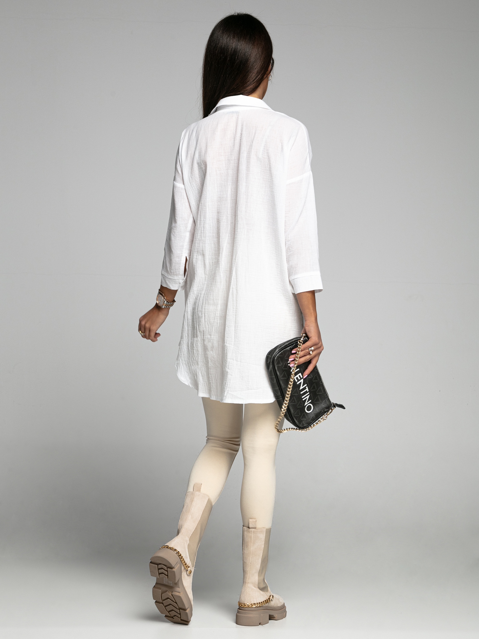 Koszula oversize Ola Voga Calm biała