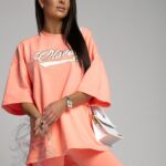 Komplet bawełniany New York Ola Voga pomarańczowy