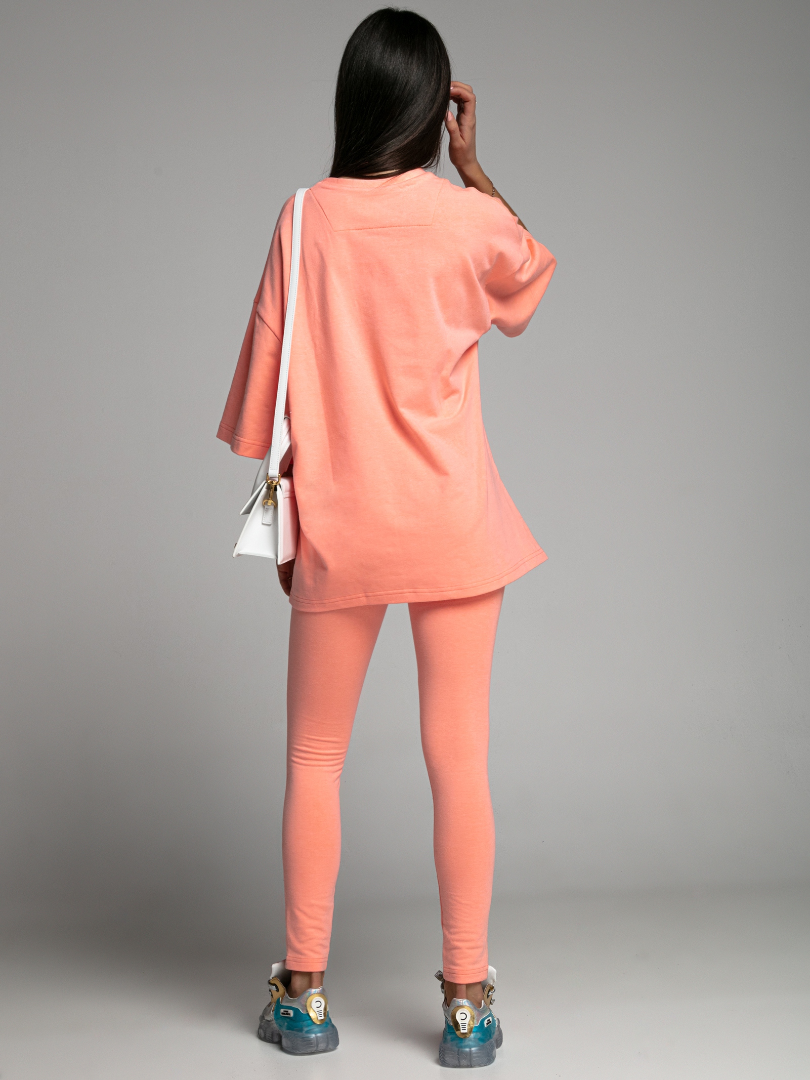 Komplet bawełniany New York Ola Voga pomarańczowy Komplet bawełniany New York Ola Voga pomarańczowy