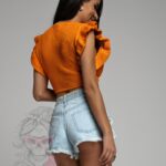 Krótkie spodenki szorty London Look jasnoniebieskie