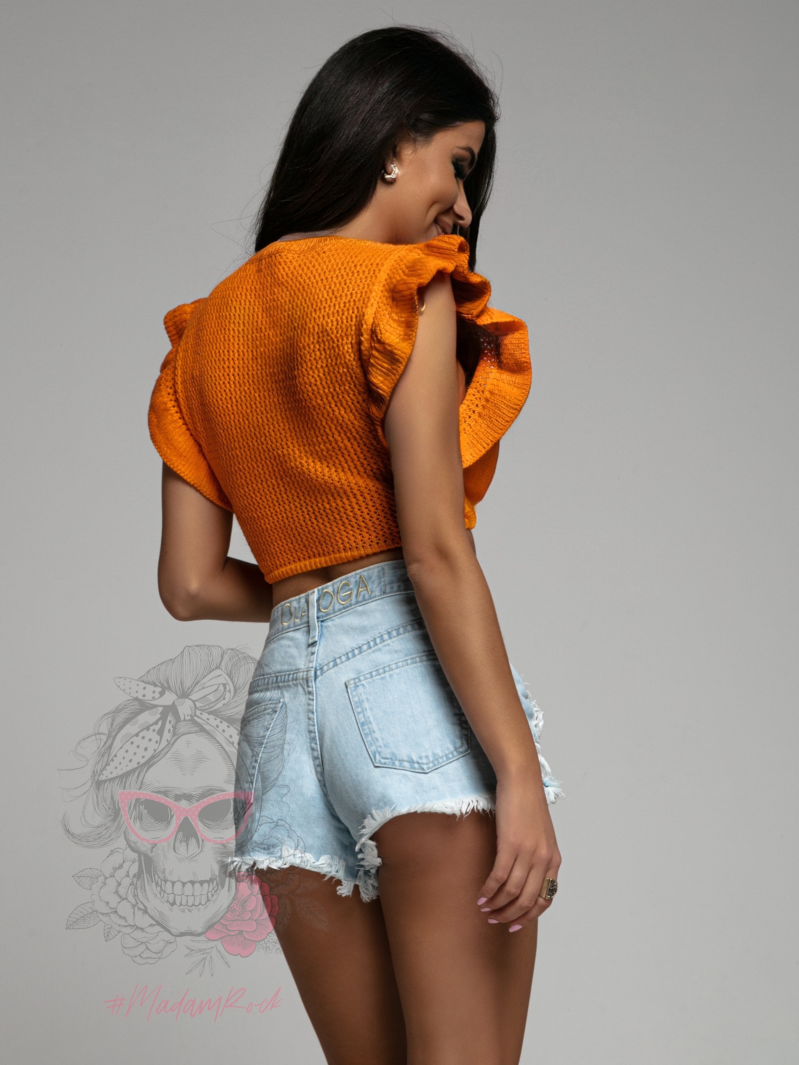 Krótkie spodenki szorty London Look jasnoniebieskie Krótkie spodenki szorty London Look jasnoniebieskie