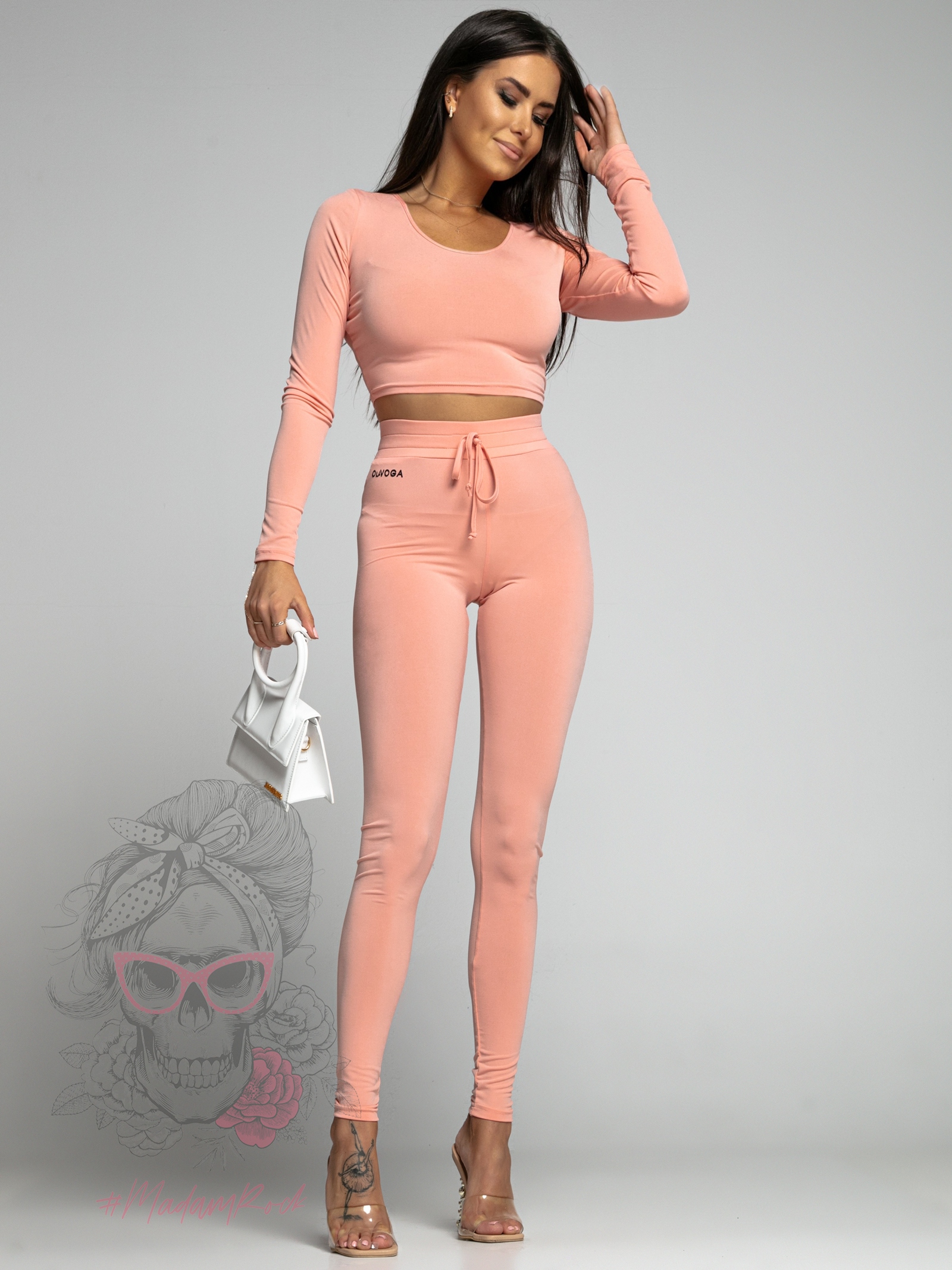 Komplet dopasowany Ola Voga Casual Comfort łososiowy