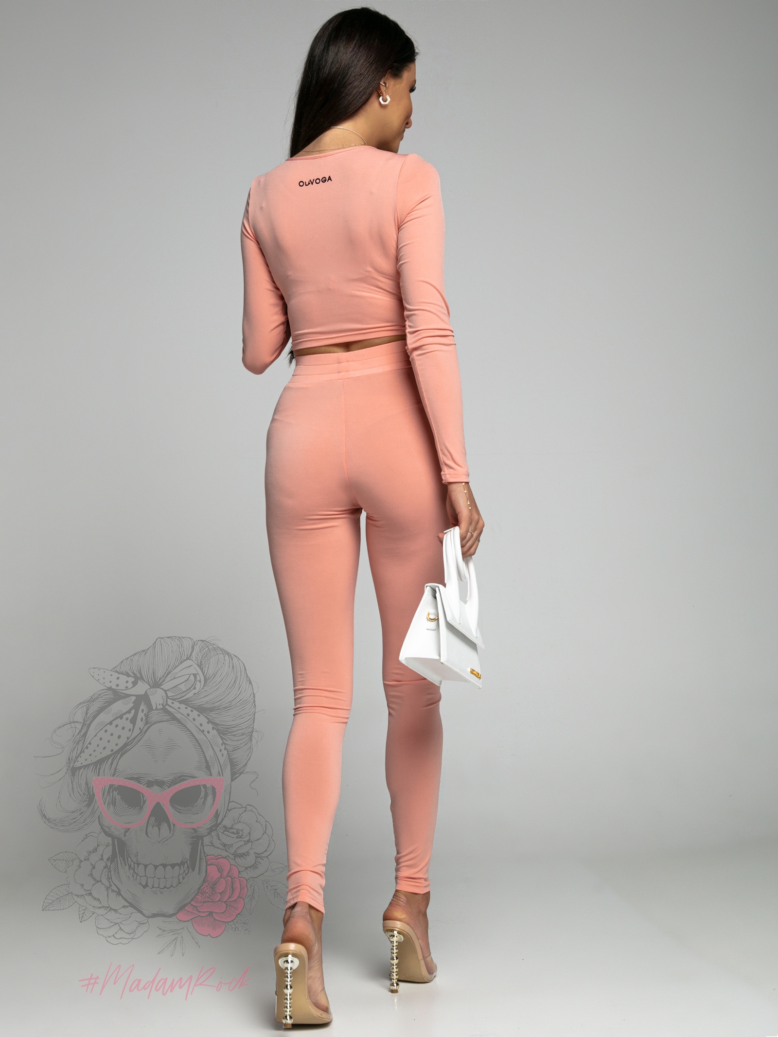 Komplet dopasowany Ola Voga Casual Comfort łososiowy