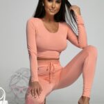 Komplet dopasowany Ola Voga Casual Comfort łososiowy