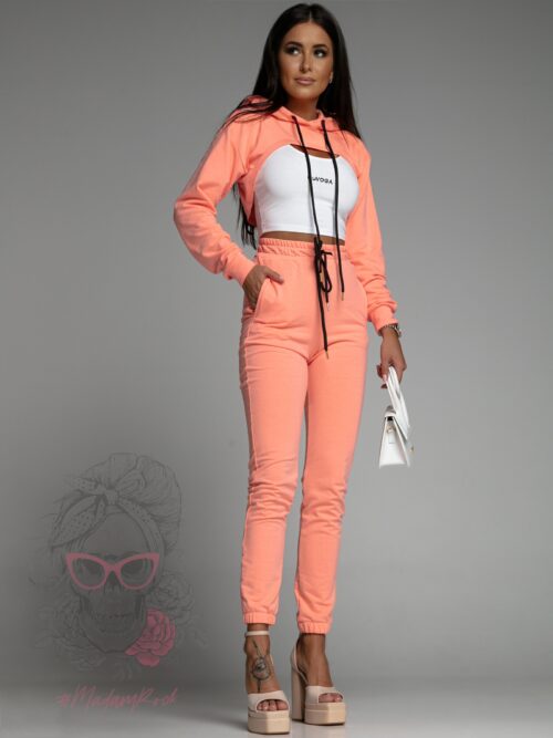 Komplet bawełniany Alex Ola Voga pomarańczowy