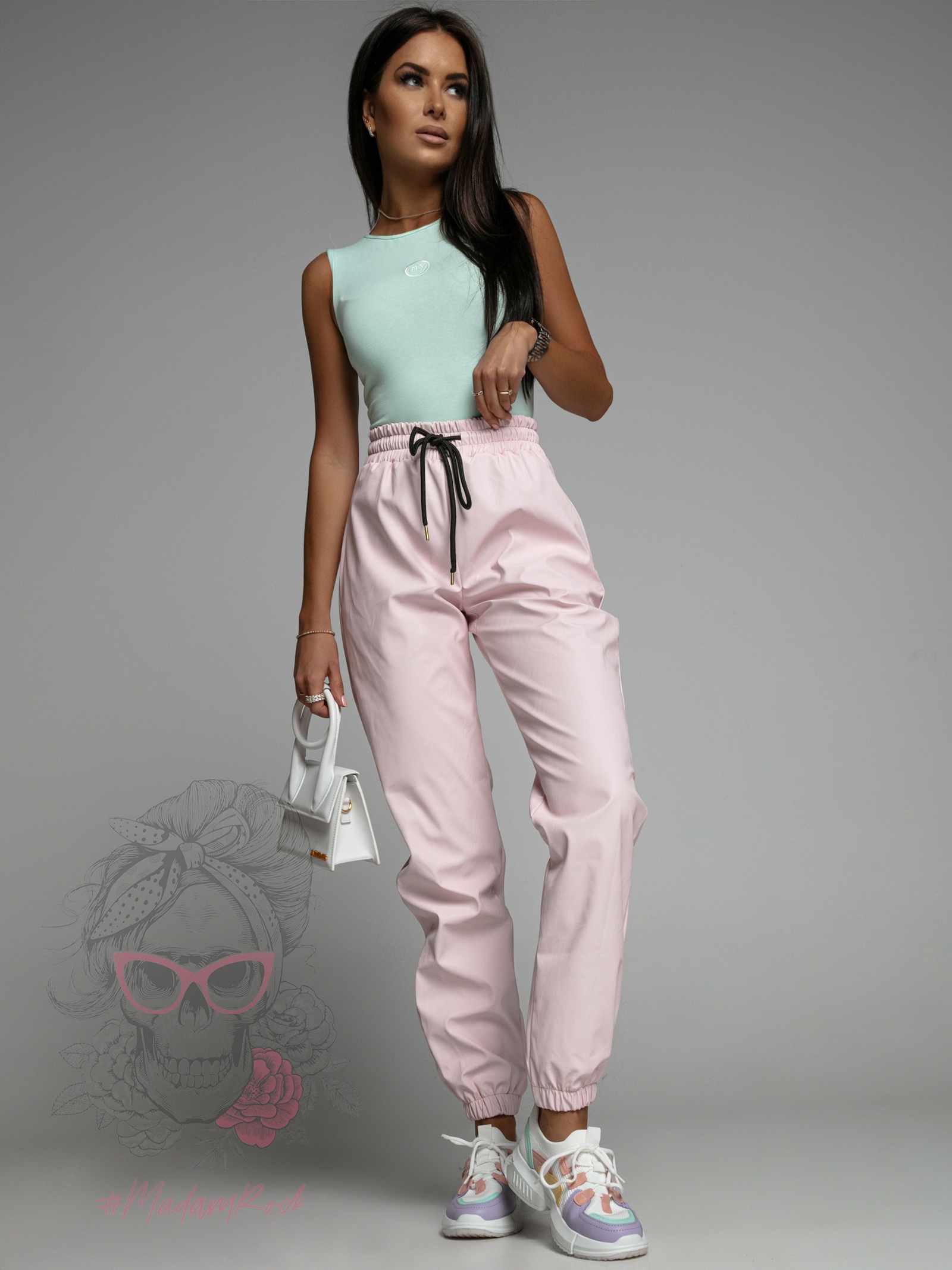 Body Ola Voga logowane Just Body miętowe