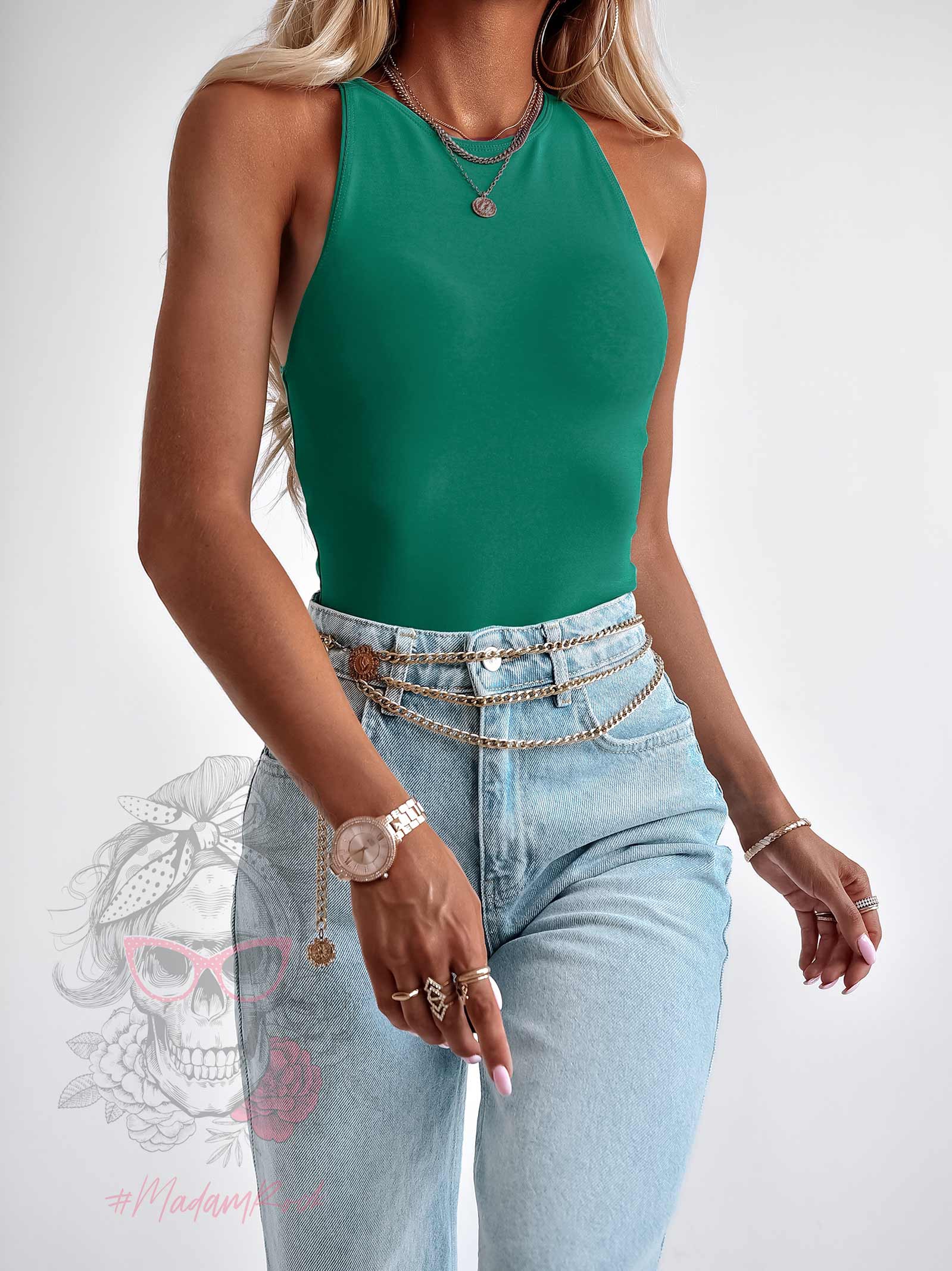 Top basic Hidi zielony