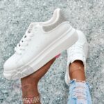 Buty sportowe Madam Upper X białe z diamencikami