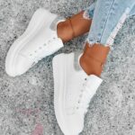 Buty sportowe Madam Upper X białe z diamencikami