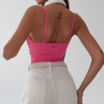 Top krótki Beti Ola Voga amarantowy