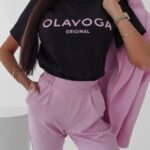 T-shirt bawełniany Sonia Ola Voga czarny