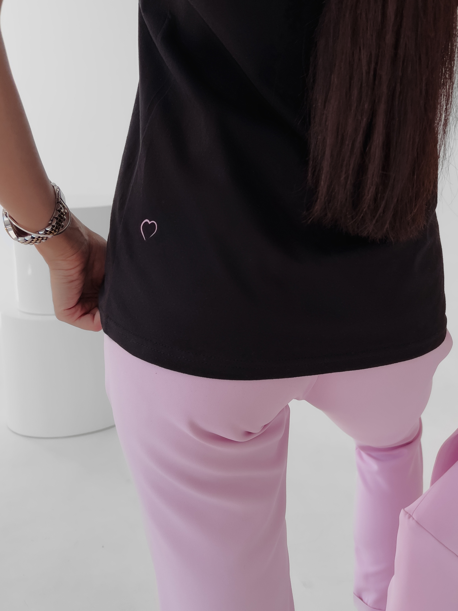 T-shirt bawełniany Sonia Ola Voga czarny