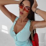 Body rozpinane Ginger Ola Voga błękitne