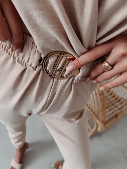 Kombinezon elegancki Heaven Ola Voga beżowy